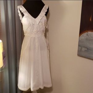 🧜‍♀️Beach Sue Wong Beaded Midi Wedding Dress